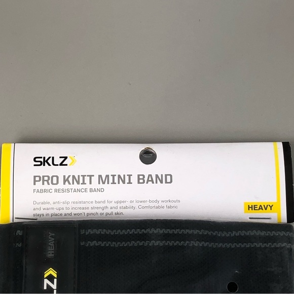 SKLZ Pro Knit Mini Band Fabric Resistance Band Heavy - Picture 2 of 3